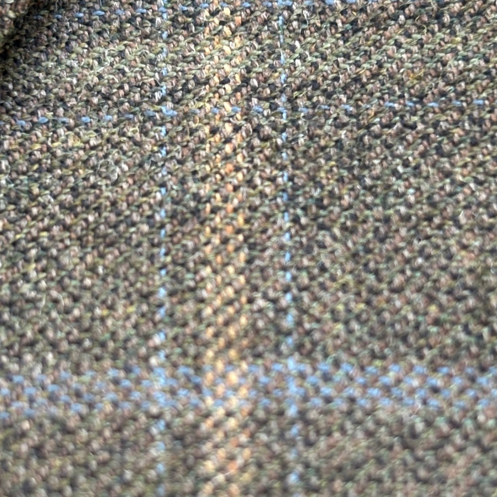 Canali Blazer 42S Brown Plaid Aldo's Super 120s Wool Italy Professional Academic - Picture 15 of 15
